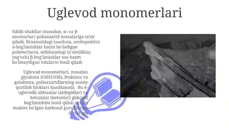 Uglevod monomerlari 3