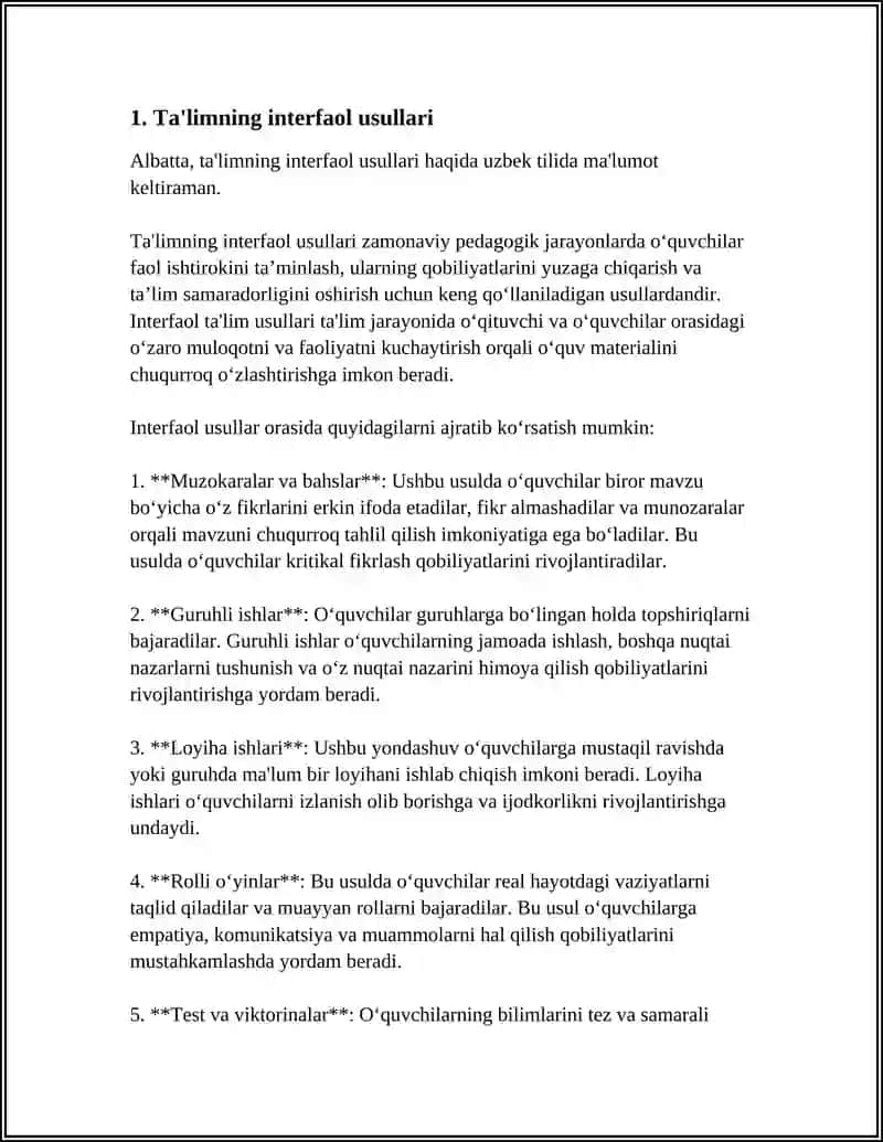 TA'LIMNING INTERFAOL STRATEGIYALARI VA METODLARI 3