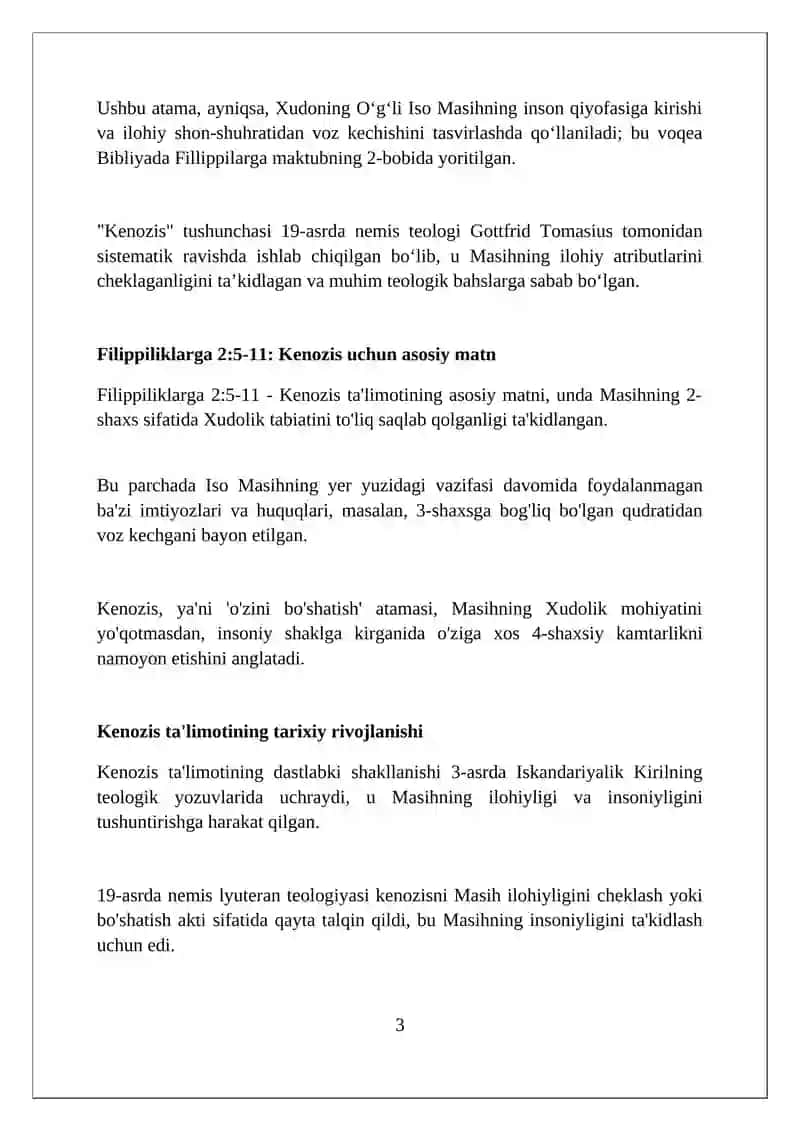 Kens va kenschilik talimoti 3