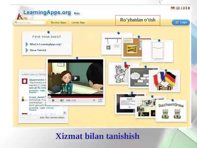 LearningApps interaktive mashqlari: ishlab chiqish va nashr qilish 3