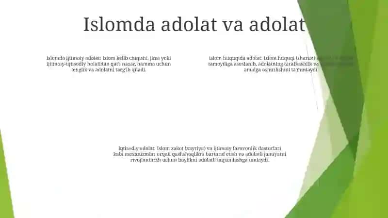 Islomda Ijtimoiy Tenglik Va Adolat 3