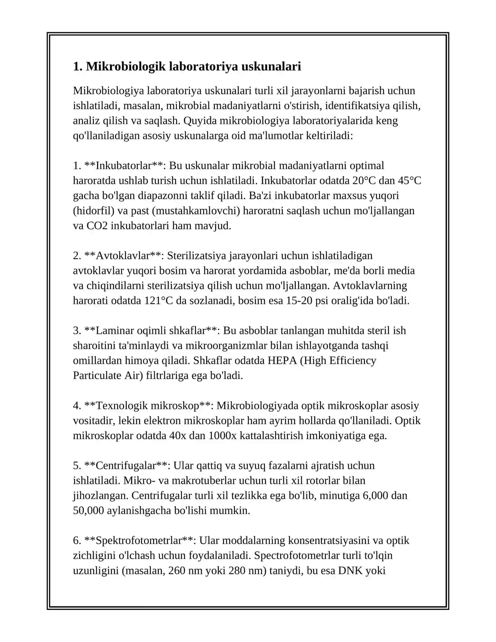 MIKROBIOLOGIK LABOROTORIYA 3