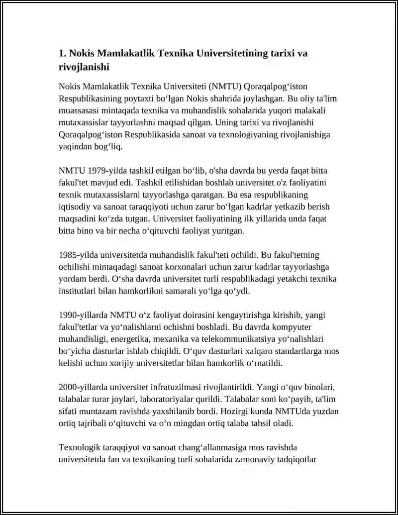 Nokis Mamlakatlik Texnika Universiteti 3