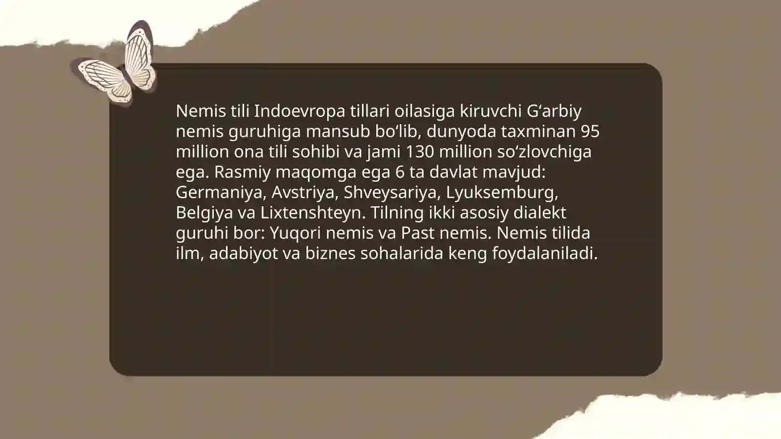 Nemis tillari haqida maʼlumot 3