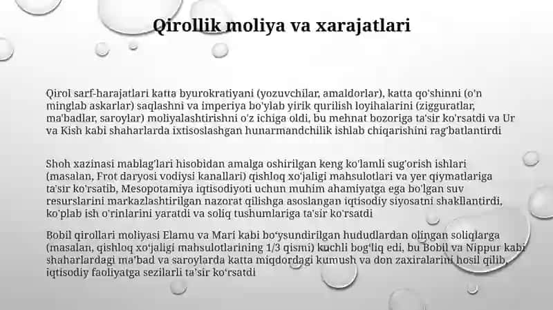 Qadimgi bobul davlating Iqtisodiy gʻoyalari 3
