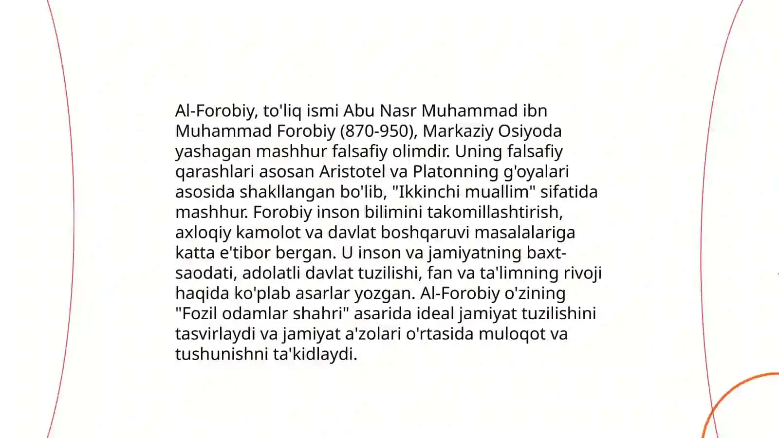 Al-Forobiyning borliq haqidagi qarashlari 3
