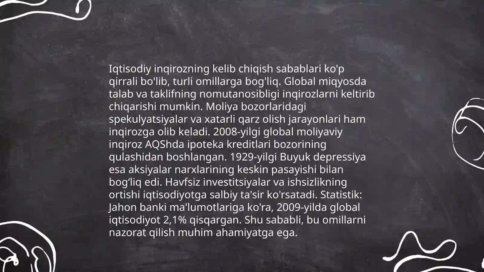 Iqtisodiy inqirozlarning turlari 3
