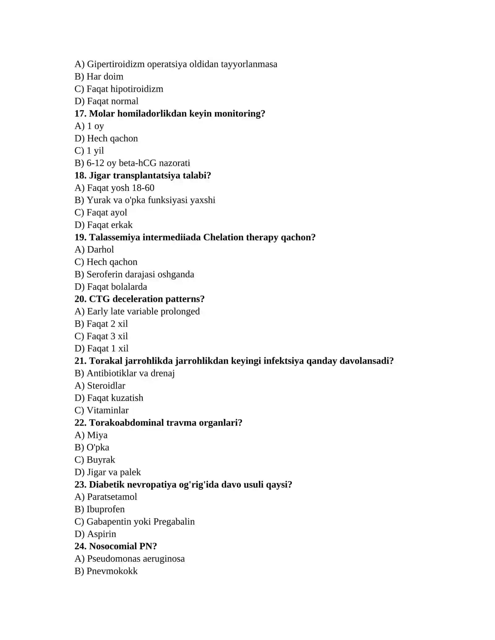 Onkologiya savollari 3