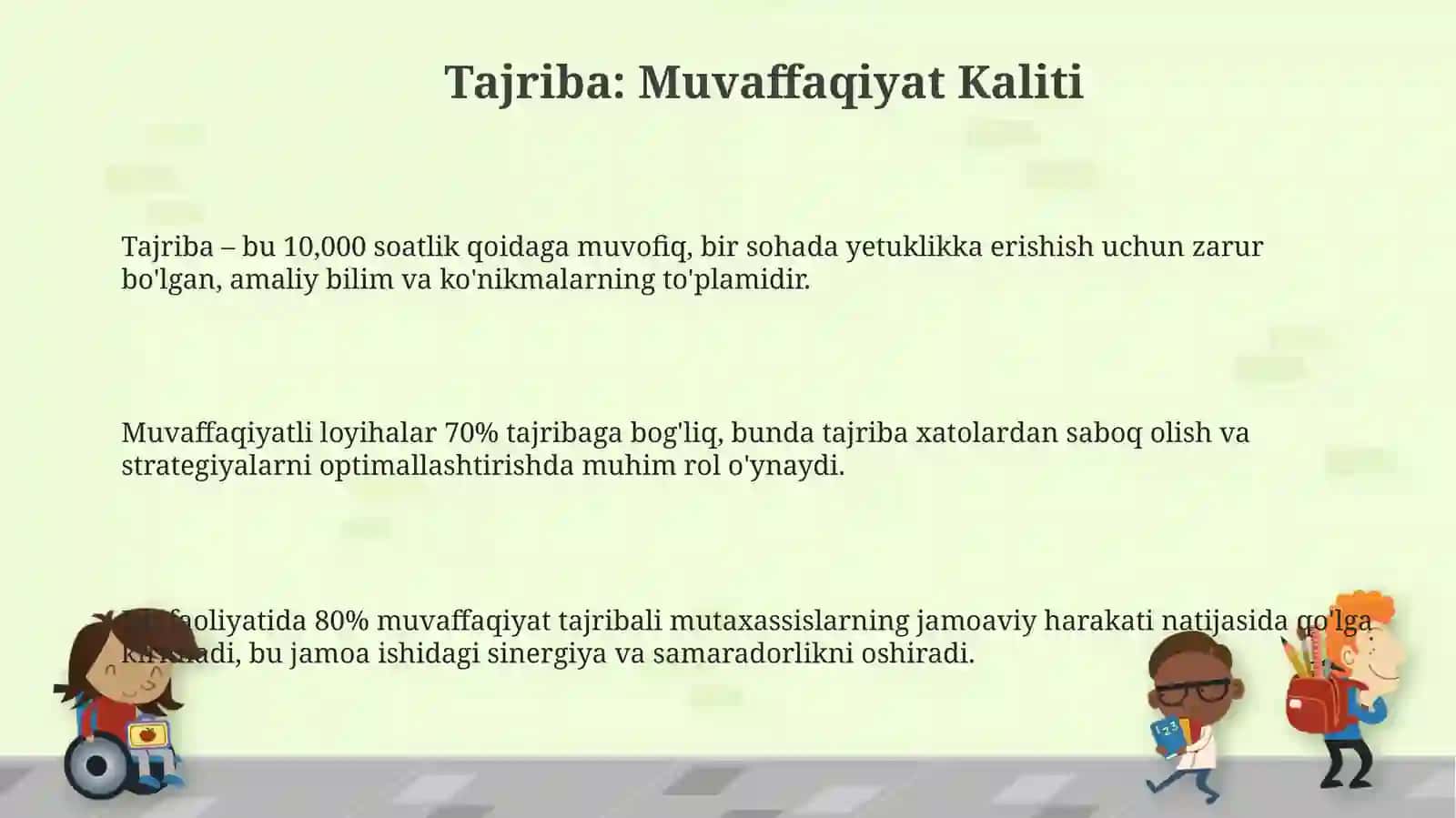 Muvaffaqiyatqimmatlitajribamevasi 3