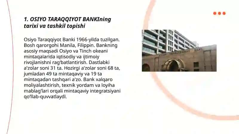 Osiyo Taraqqiyot Banki 3