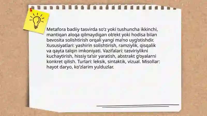 Badiiy tasvir vositalari 3