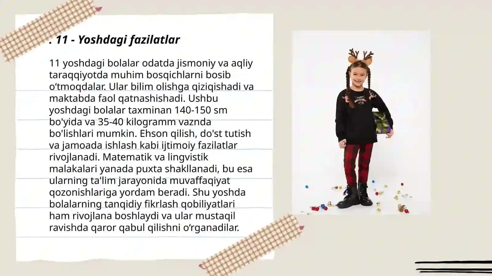 11 - Yoshdagi fazilatlar 3