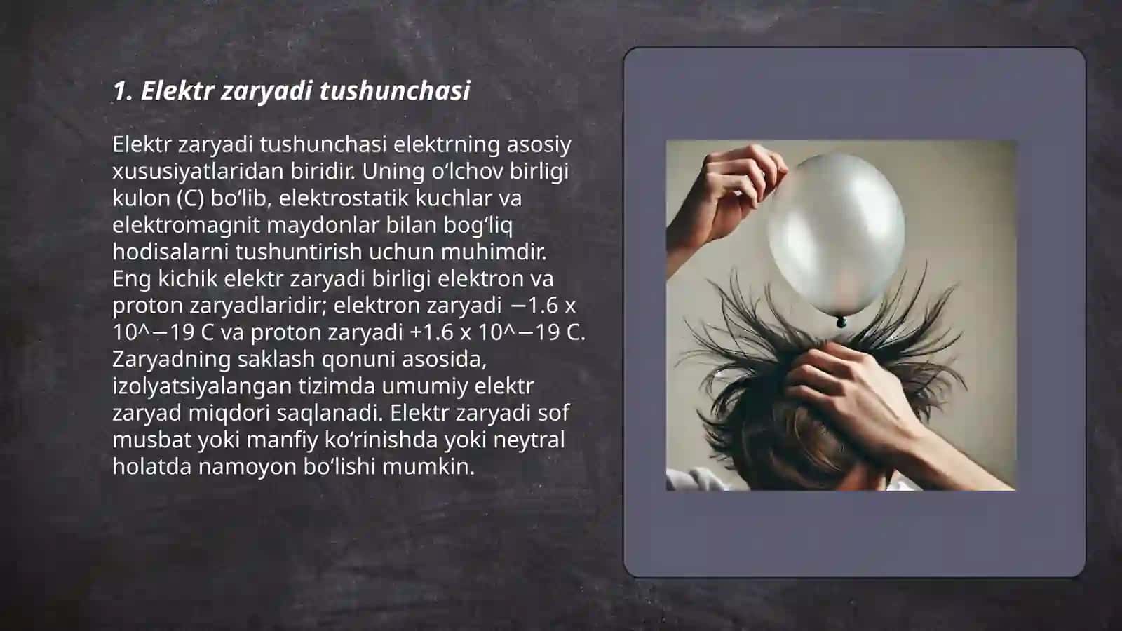 Elektr zaryadi 3