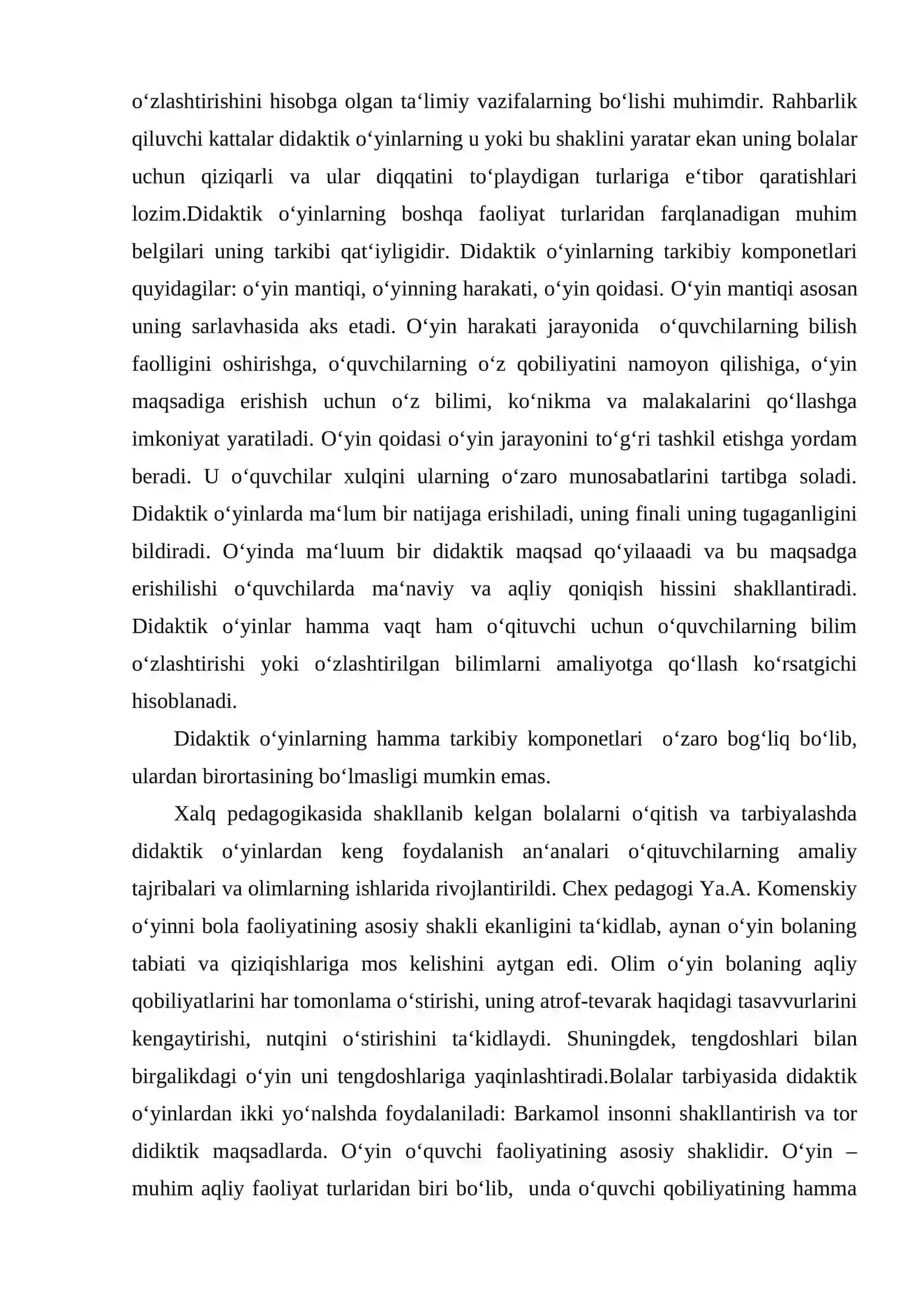 Didaktik o‘yinlarning o‘quvchi shaxsini shakllanishidagi o‘rni 3
