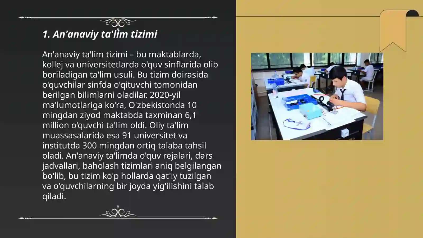 Ta'limni tashkil etish shakllari va turlari 3