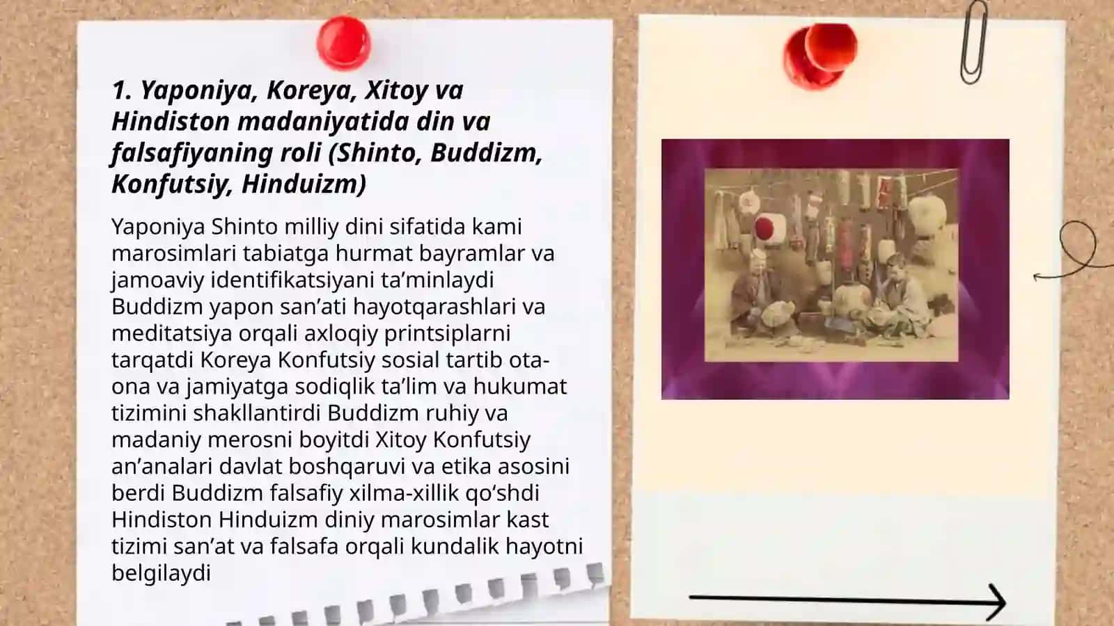 Yaponiya, Koreya, Xitoy va Hindiston xalqlari madaniyati 3