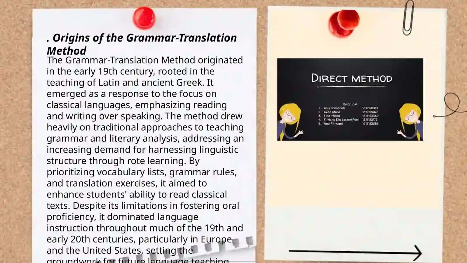 Grammar-Translation Method and Direct Method 3