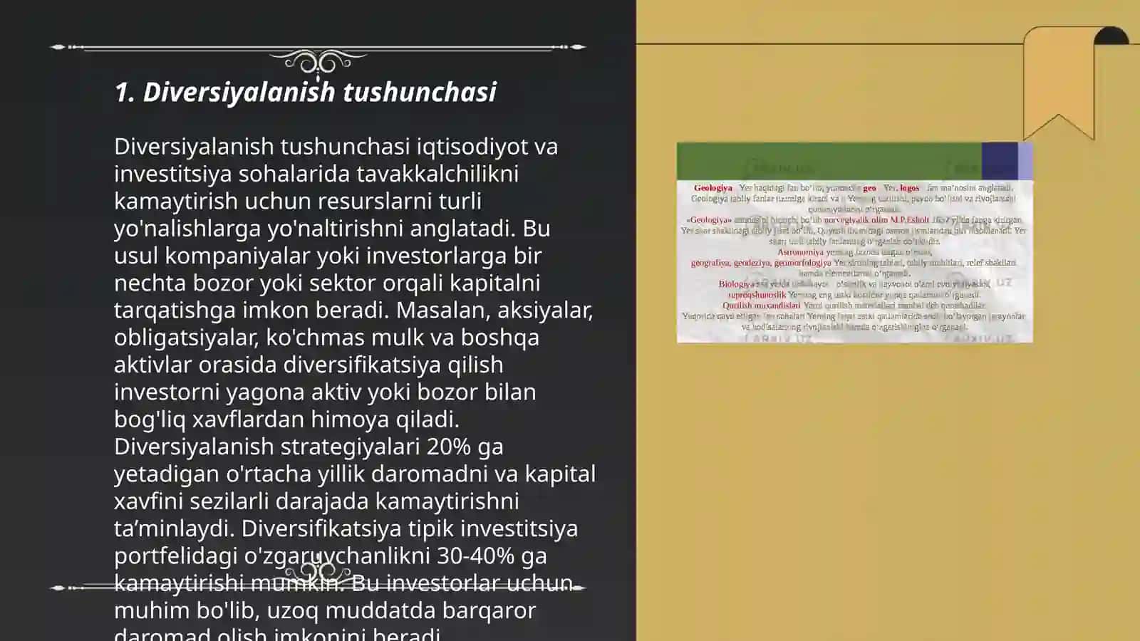 Diversiyalanish tushunchasi va uning maqsadi 3