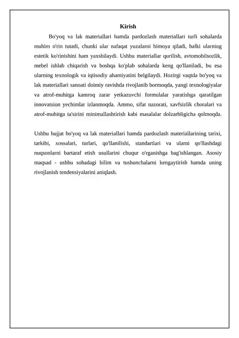 Lak- bo‘yoq va pardozlash materiallari 3