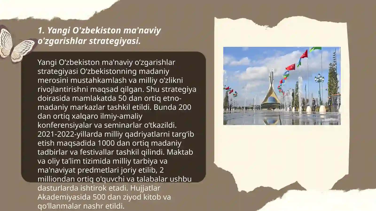 Yangi O'zbekiston ma'naviy o'zgarishlar strategiyasi 3