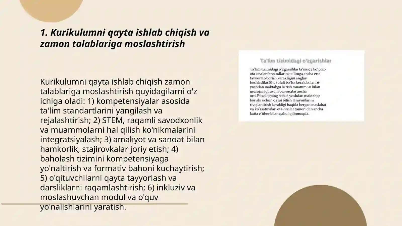 Ta'lim tizimidagi islohotlar 3