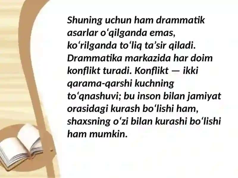 Drammatik tur va janr 3