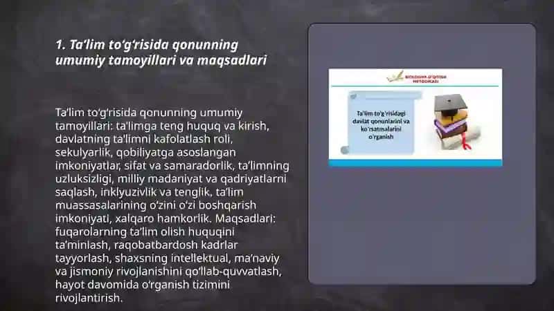 Ta’lim to‘g‘risida qonun vaqarorlari 3