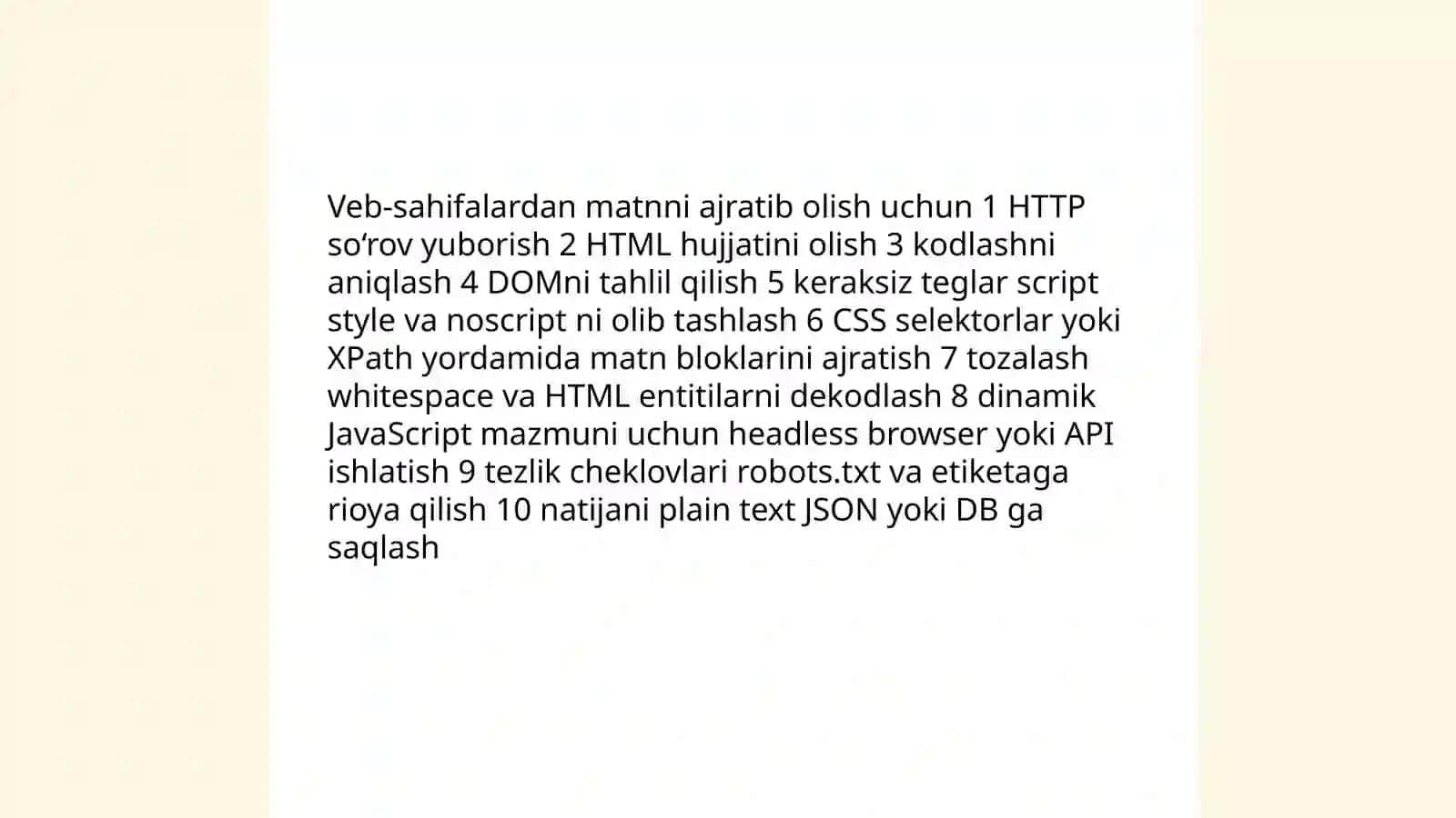Axborotlarni filtrlash.Web sahifa, web-sayt, URL manzilidagi matnlarni saqlash 3