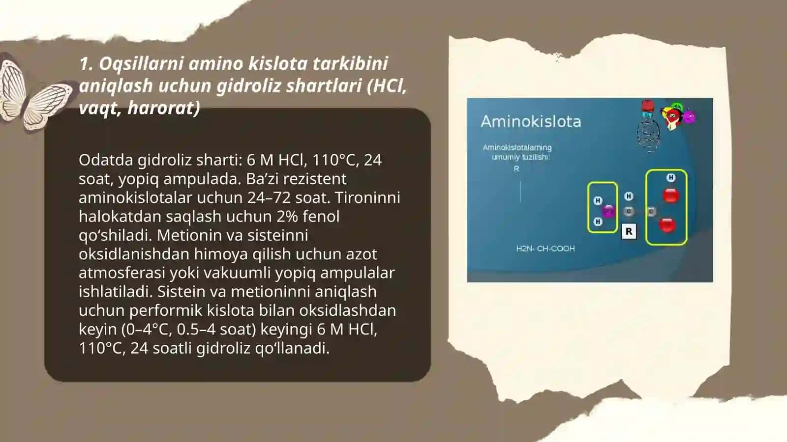 Oqsillarning aminokislota tarkibini aniqlash 3