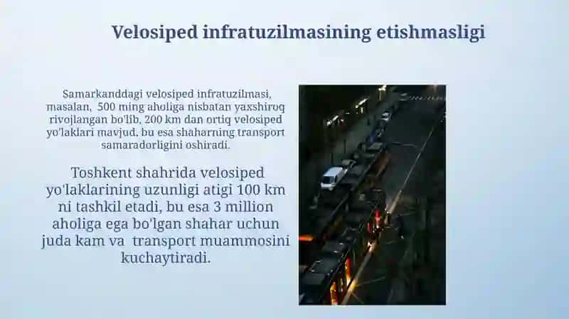 Velosiped infratuzilmasi 3