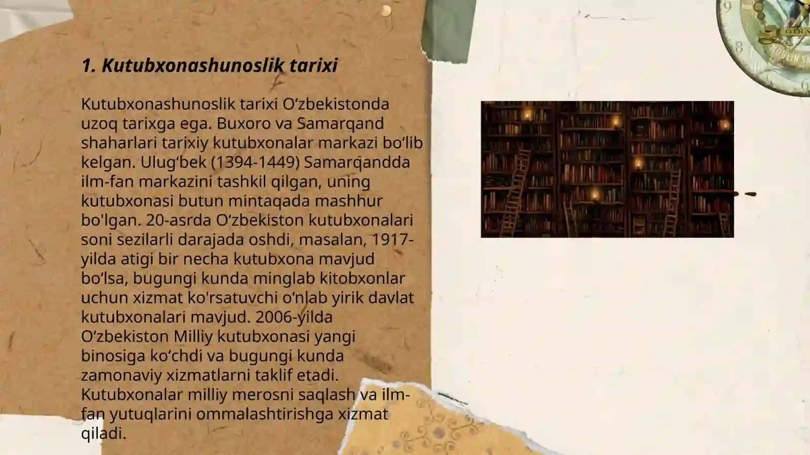 Kutubxonashunoslik tarixi 3