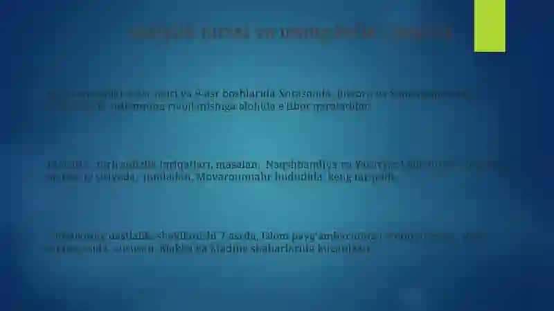 Tasavvuf tariqatlari va uning konseptual asoslari 3