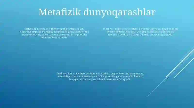 Dunyoqarash Shakllari 3