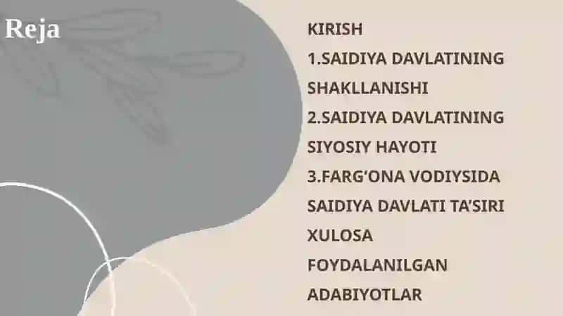 SAIDIYA DAVLATI VA UNING FARG‘ONA VODIYSI TARIXIDAGI O‘RNI 3