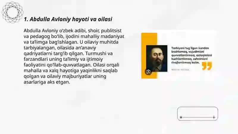 Abdulla Avloniy va uning hayoti va ijodi 3