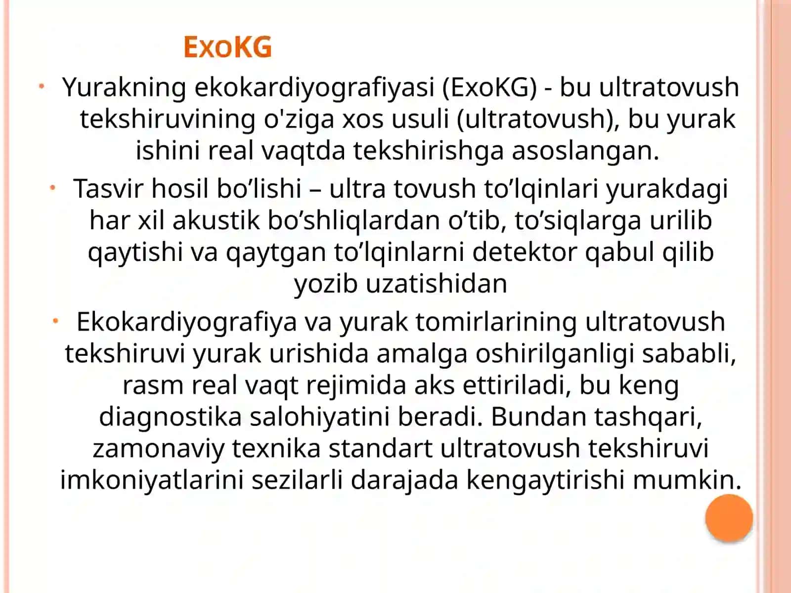 Yurakning ekokardiyografiyasi 3