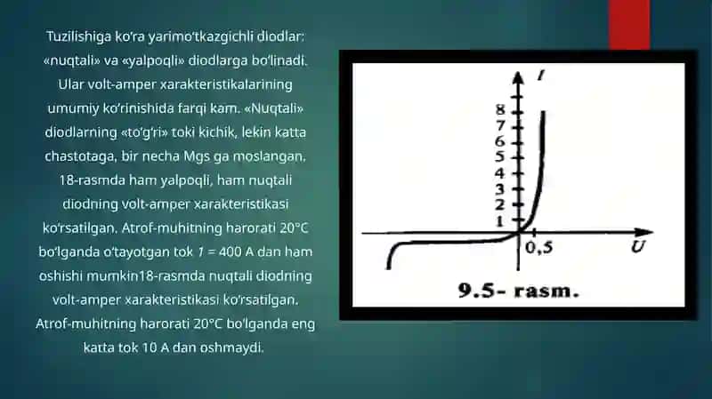YARIM O'TKAZGICHLI ASBOBLAR 3