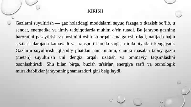 Gazlarni suyultirish 3