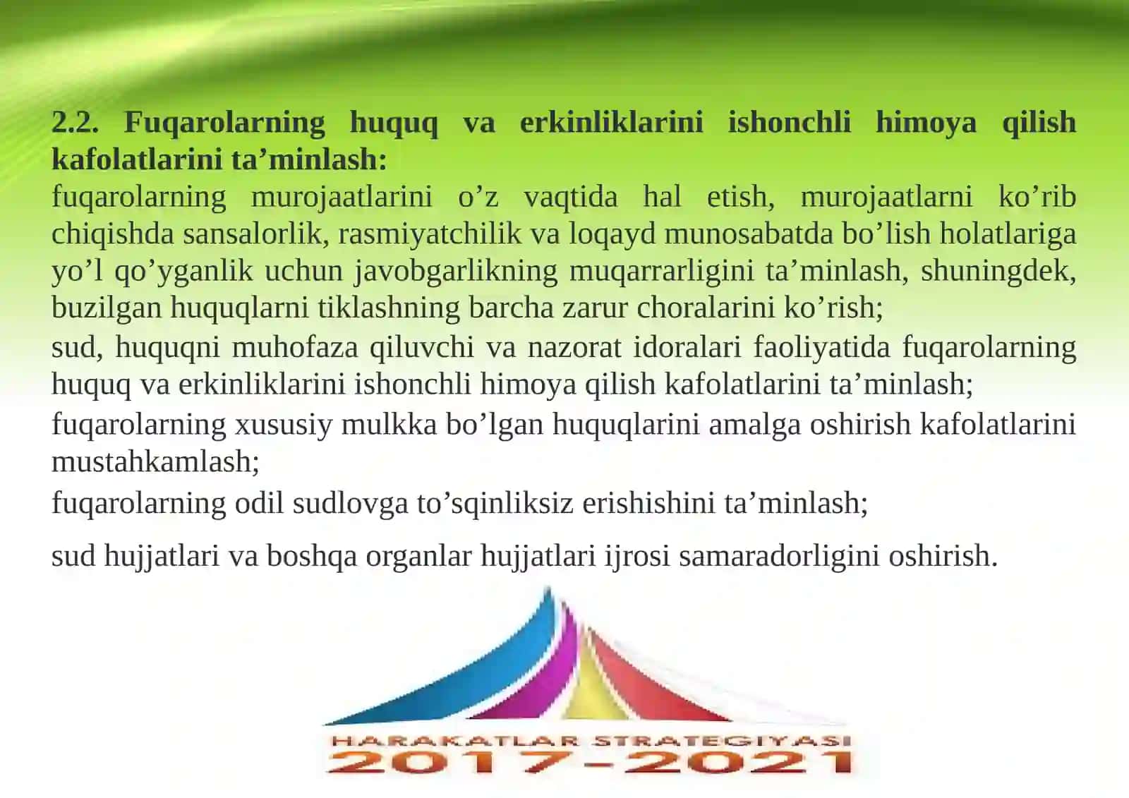 Rivojlanish harakatlari 3