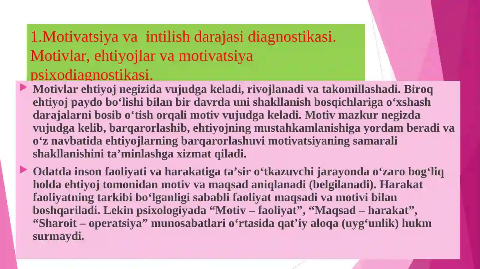 Shaxsning motivatsion sohasi psixodiagnostikasi 3