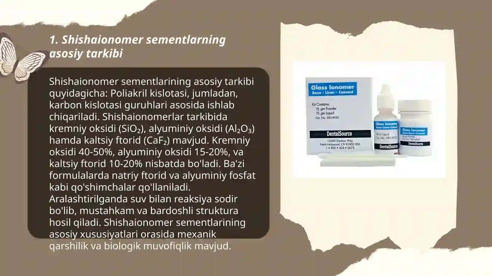 Shishaionomer sementlar 3