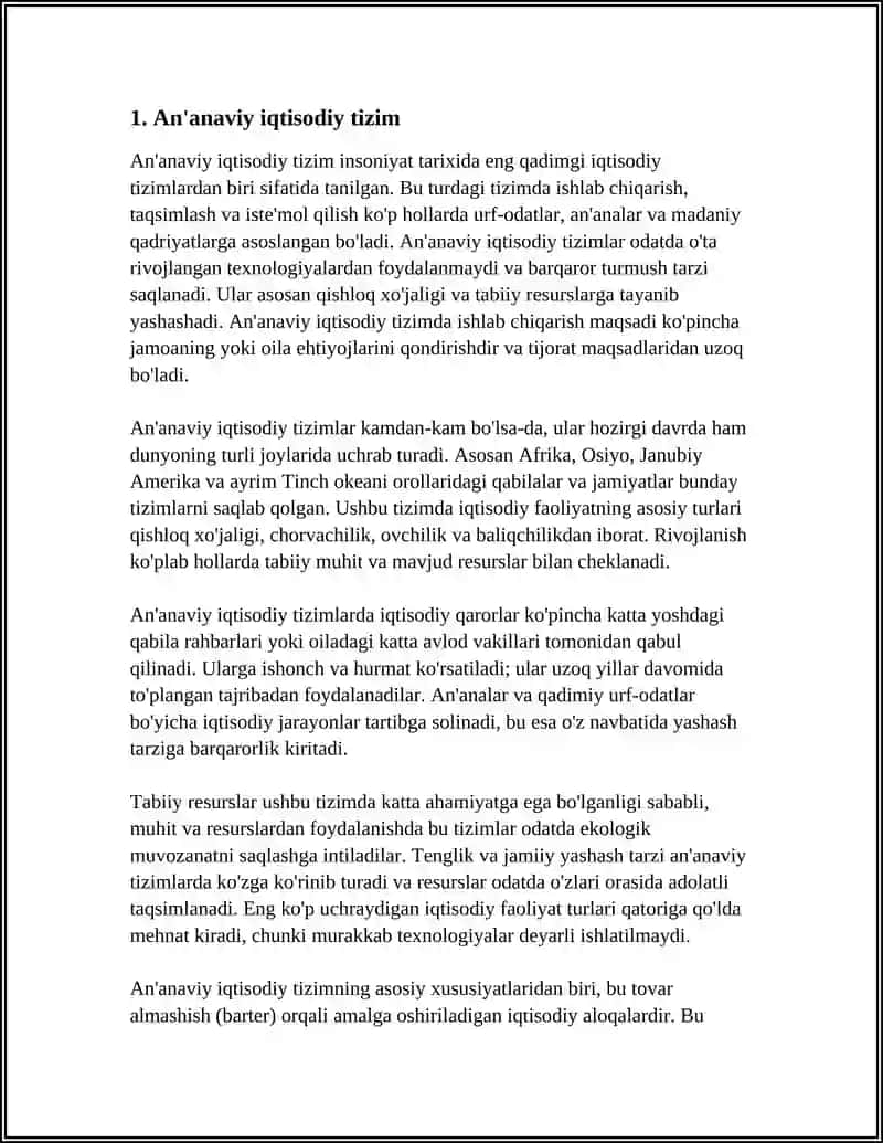 IQTISODIY TIZM TURLARI 3