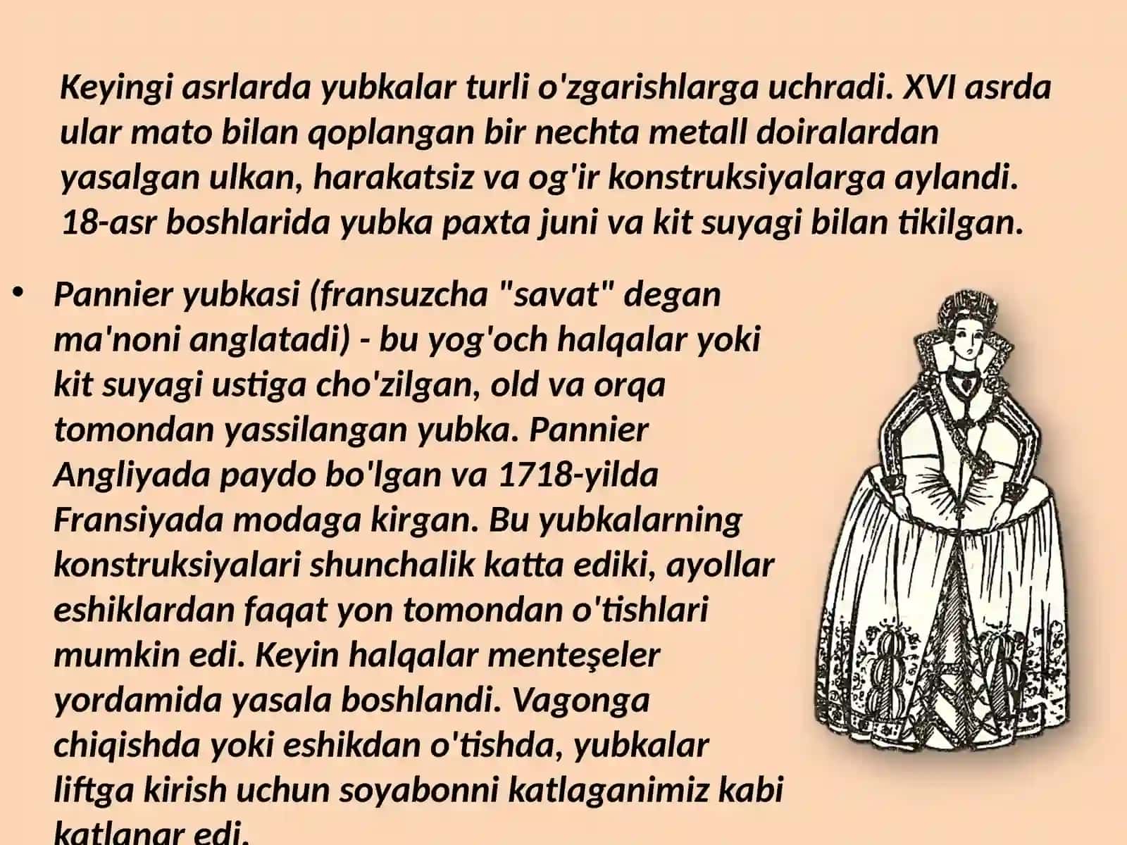 Ayollar yubkasining namunasini tayyorlash 3