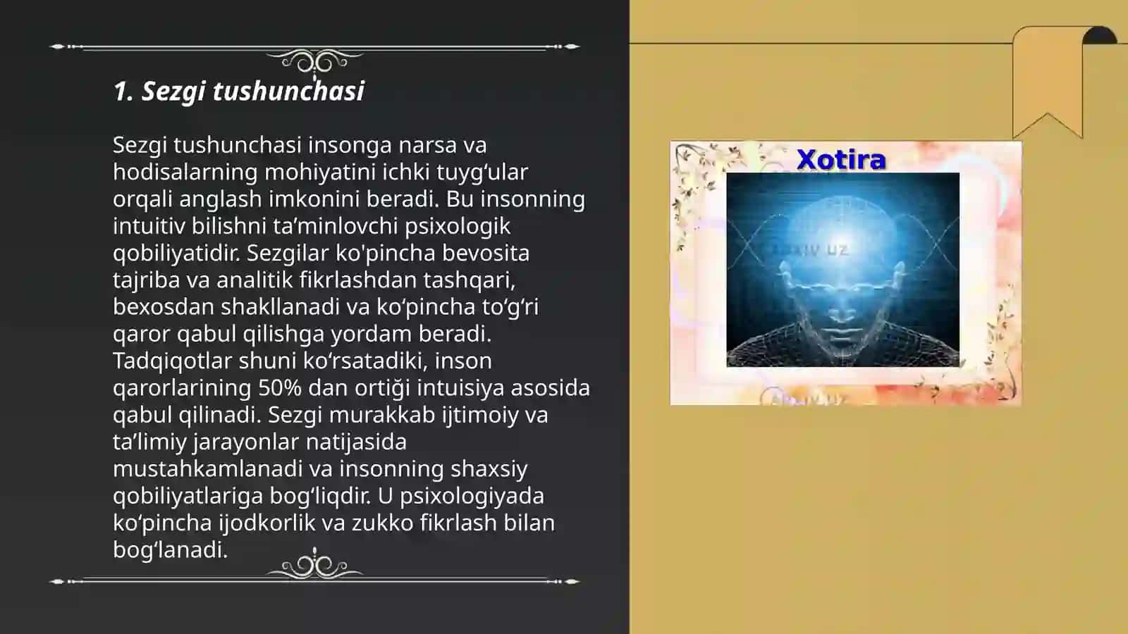 Sezgi haqida tushuncha 3