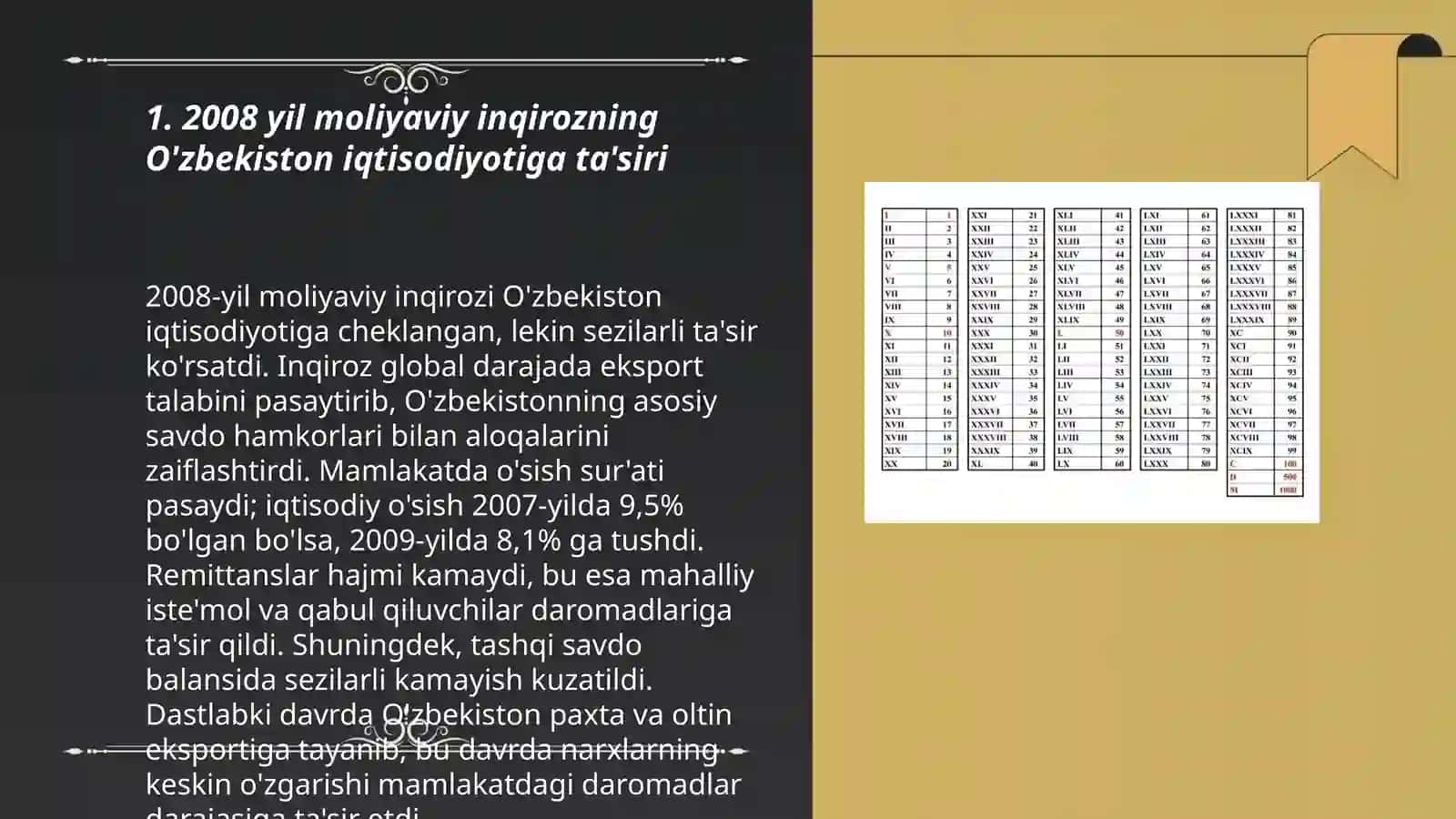 2008 yil jahon moliyaviy inqirozning Ozbekistonga tasiri va oqibatlarini bartaraf etish choralari 3
