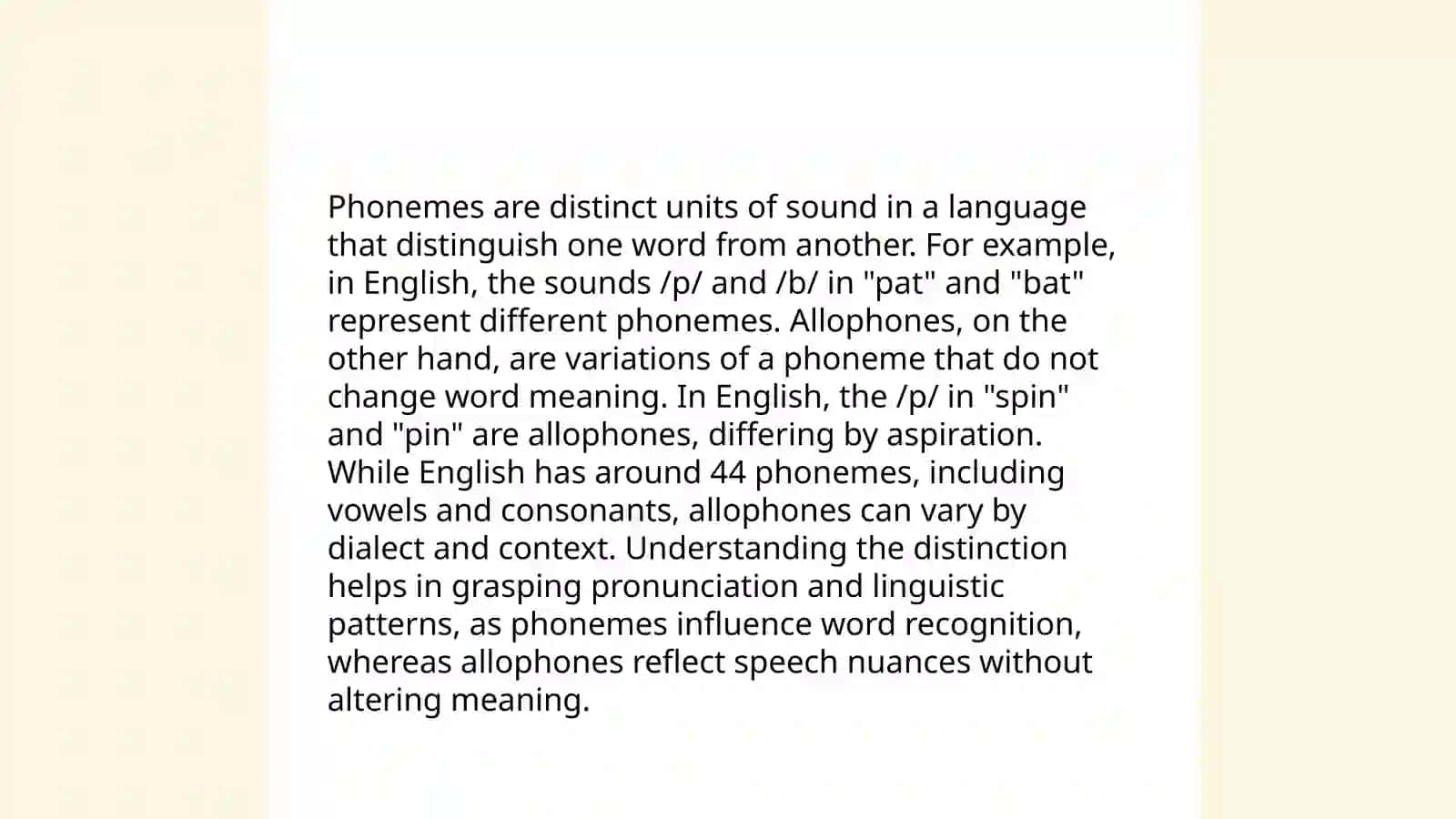 Methods of language analysis at the phonological level 3