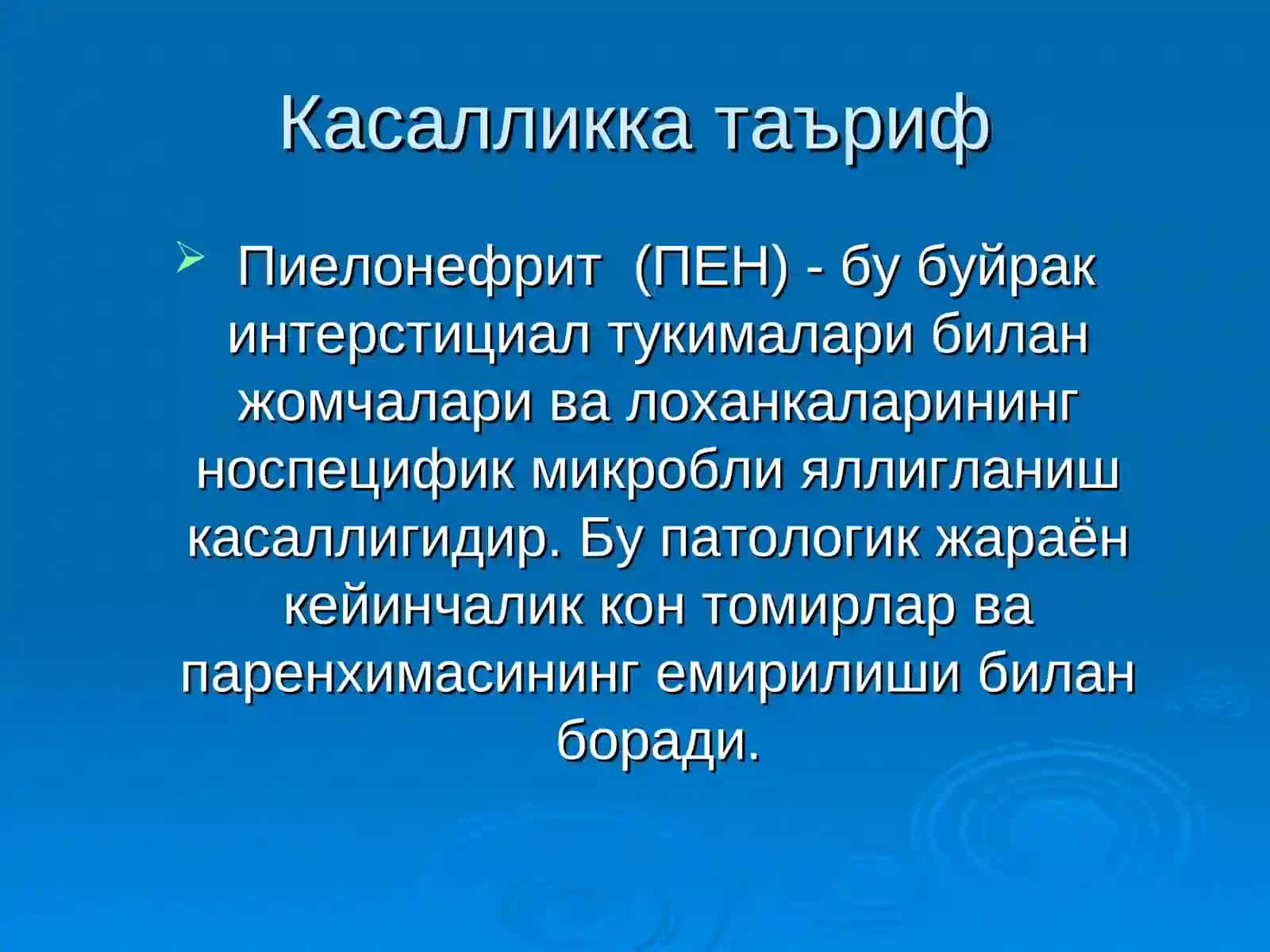 Пиелонефрит 3