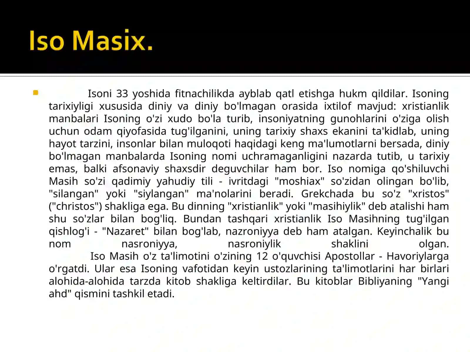 Xristianlik dinining vujudga kelishi 3