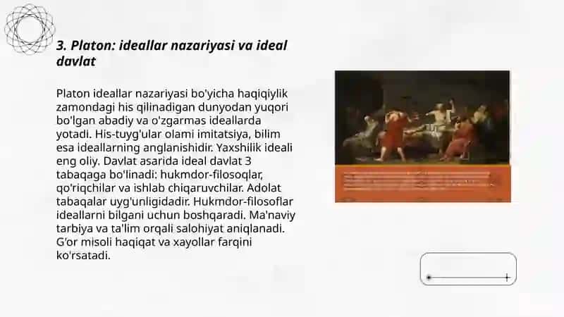 Falsafiy tafakkur taraqqiyoti bosqichlari. G'arb falsafasi 3