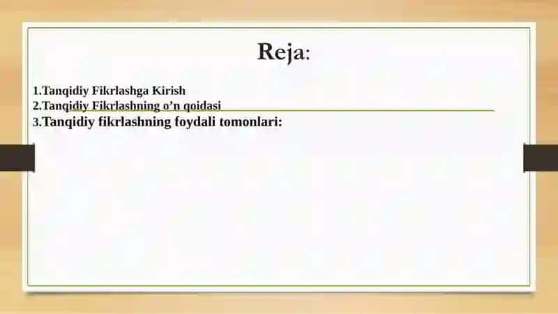 TanqidiyFikrlashning O'n Qoidasi 3